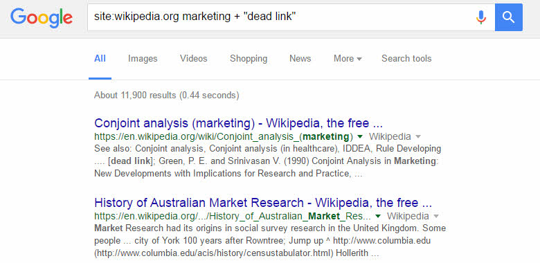 لینک گرفتن از ویکی پدیا