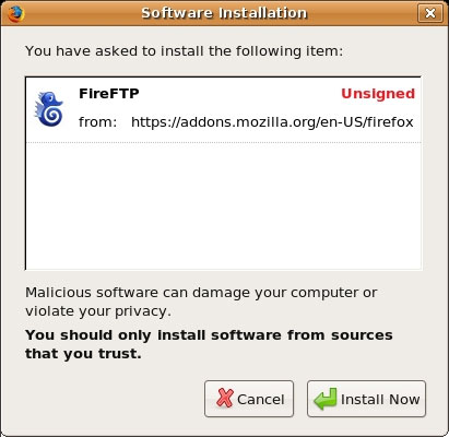 اتصال به سرور ftp با استفاده از مرورگر فایرفاکس