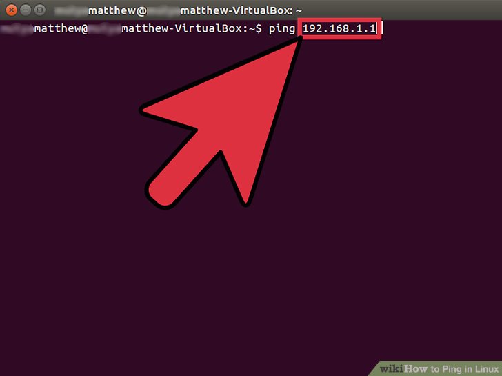 نحوه پینگ در لینوکس
