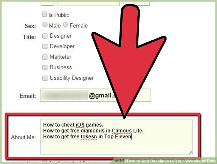 نحوه اضافه کردن لینک ها به وب سایت یا وبلاگ