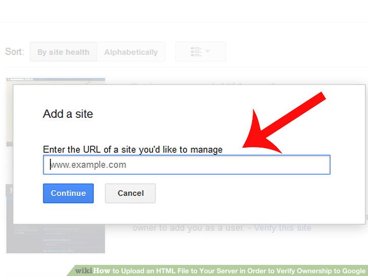 تایید مالکیت در گوگل با فایل html