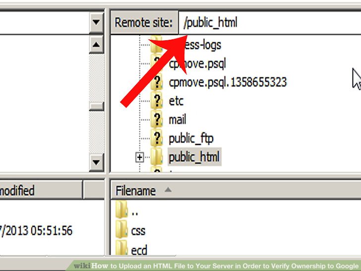 تایید مالکیت در گوگل با فایل html