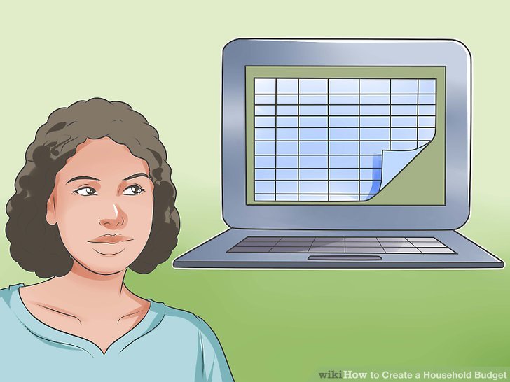 تهیه یک بودجه کارآمد برای خانواده روش اول: راه اندازی صفحه گسترده یا دفتر معین