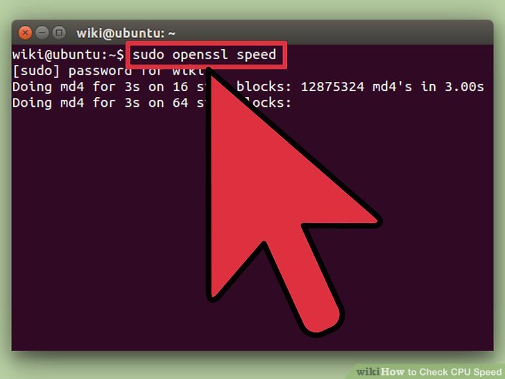 چگونه سرعت cpu را بررسی کنیم؟ روش سوم برای لینوکس